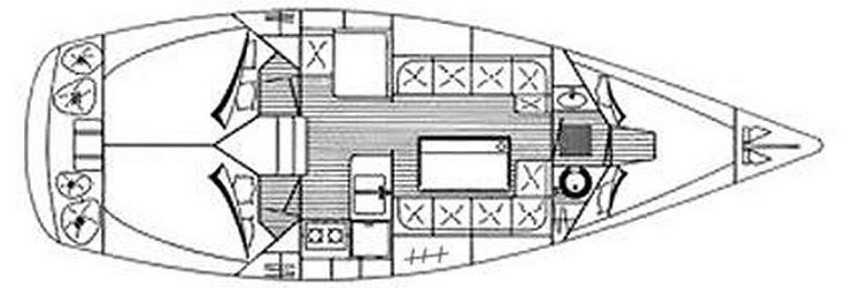 Gibsea 96 deck layout