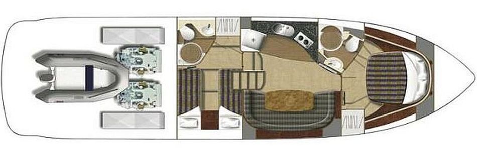 Targa 47  deck layout